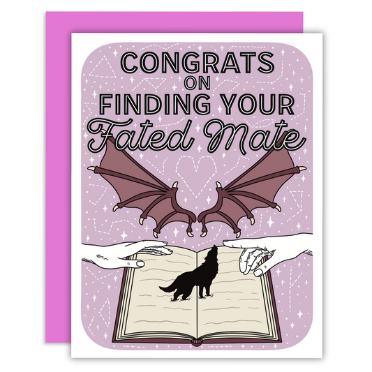 Congrats On Finding Your Fated Mate Greeting Card