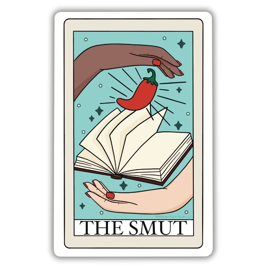 The Smut Tarot Card Vinyl Sticker – Midnight Door Studio LLC