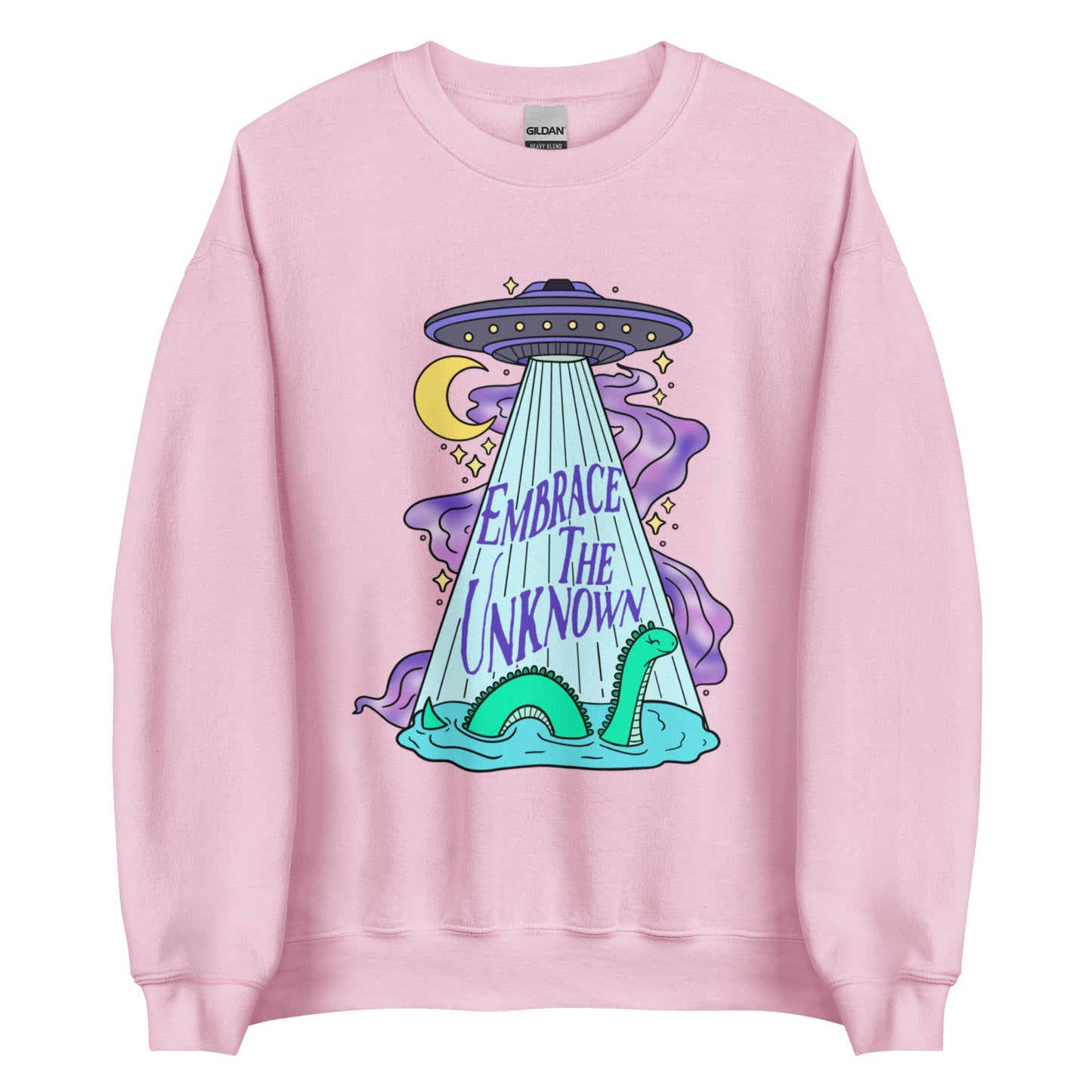 embrace the unknown alien sweatshirt, ufo alien sweatshirt, alien lover gift