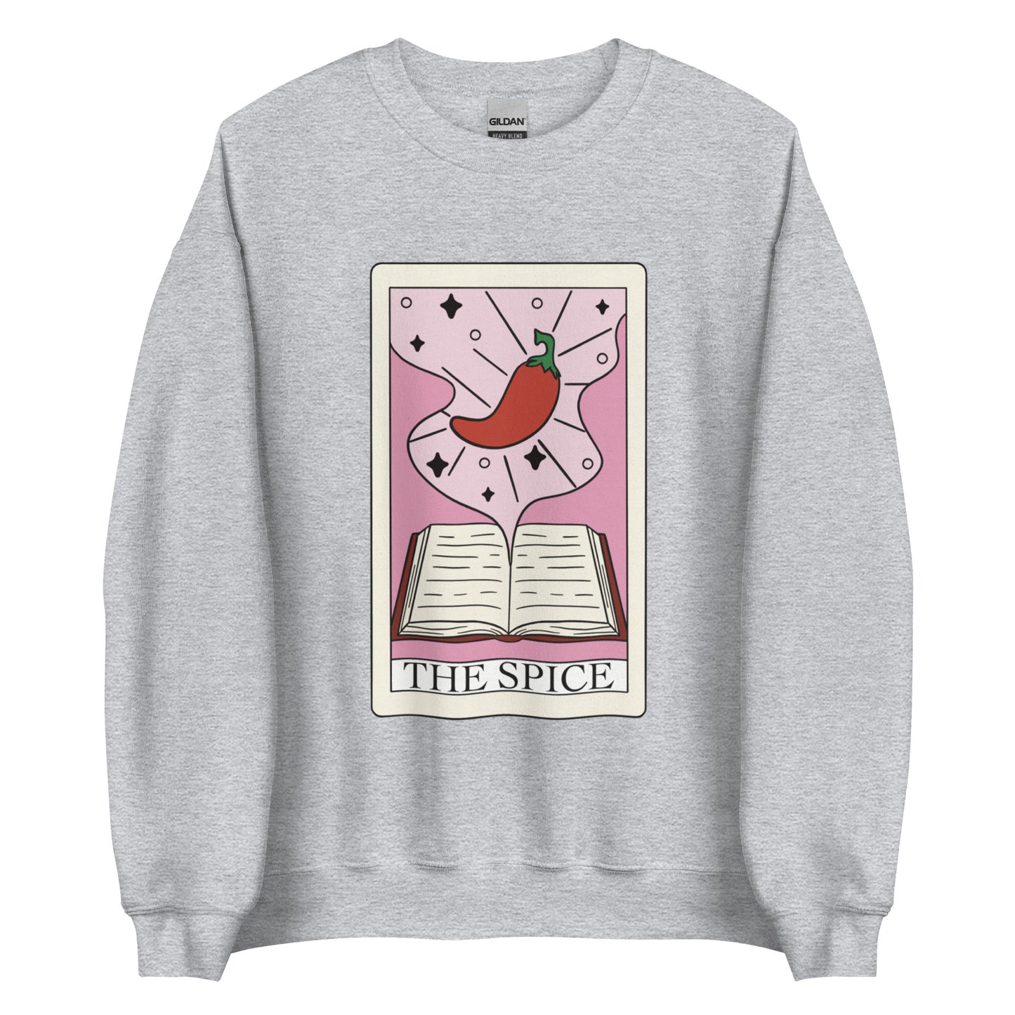 The spice tarot card sweatshirt, romance novel lover sweatshirt, spicy books, smut reader gift, smut sweater, tarot card gift, witchy sweatshirt, fantasy romance lover, booktok