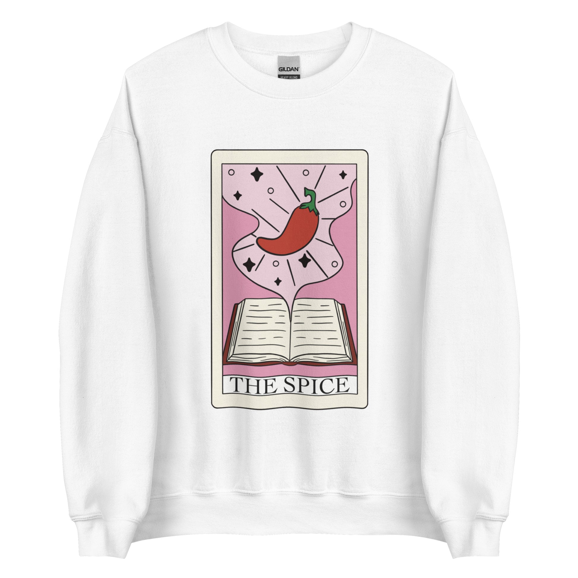 The spice tarot card sweatshirt, romance novel lover sweatshirt, spicy books, smut reader gift, smut sweater, tarot card gift, witchy sweatshirt, fantasy romance lover, booktok